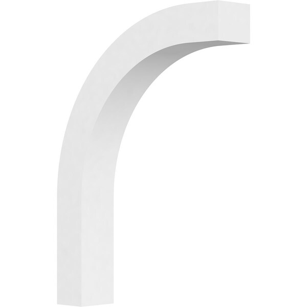 Ekena Millwork 3"W x 16"D x 22"H Standard Heritage Architectural Grade PVC Knee Brace BRCP03X16X22HTG - main